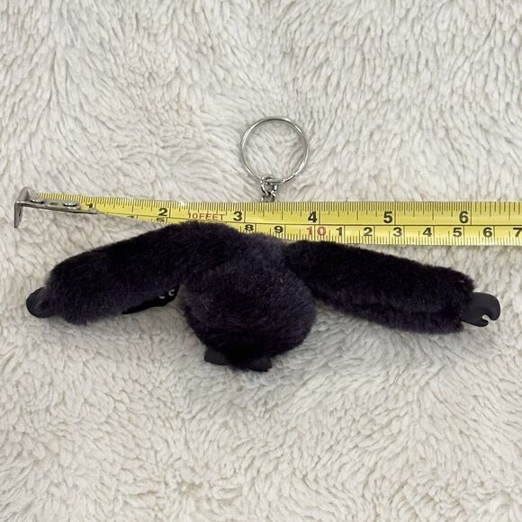 Kipling Franki Gorilla Deep Purple Monkey 6” Keychain Clip Plush - Picture 5 of 5